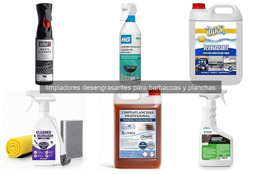 Limpiadores desengrasantes para barbacoas y planchas: ¿qué son?