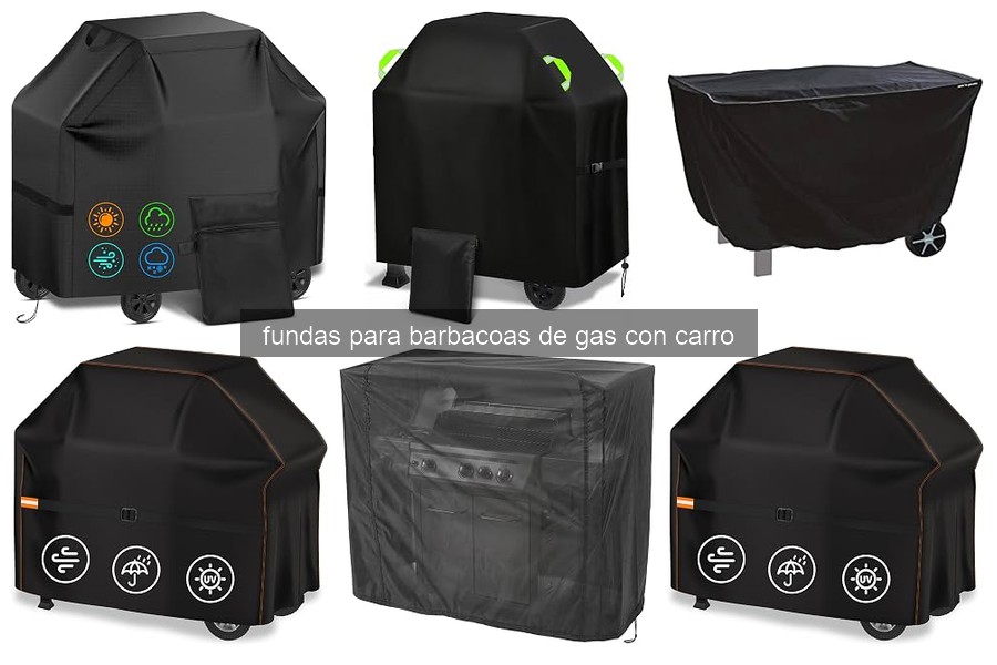 Mantenimiento de fundas para barbacoas de gas con carro