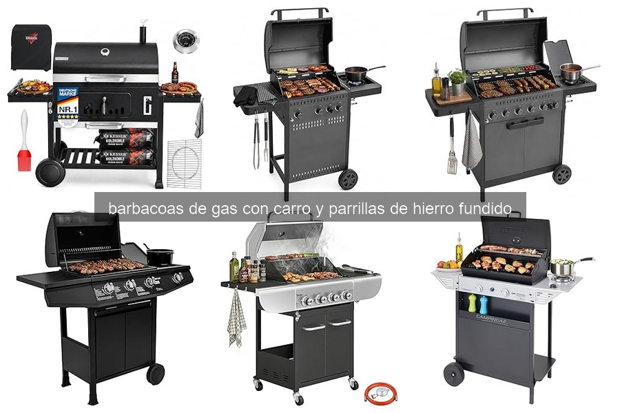 Mejores barbacoas de gas con carro para familias grandes en 2026