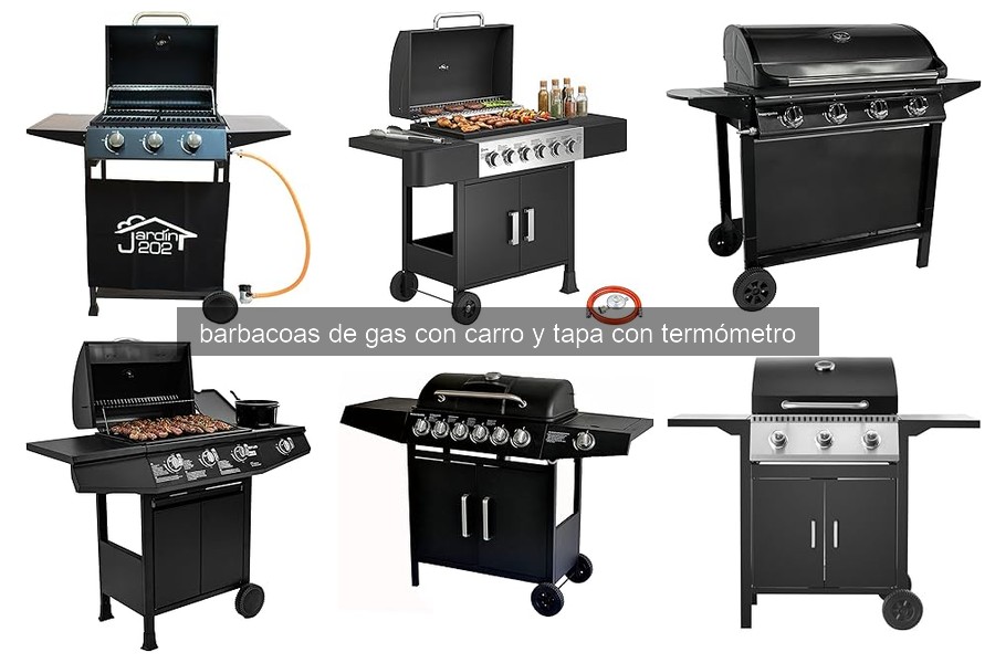 Mejores barbacoas de gas con carro y tapa para espacios pequeños