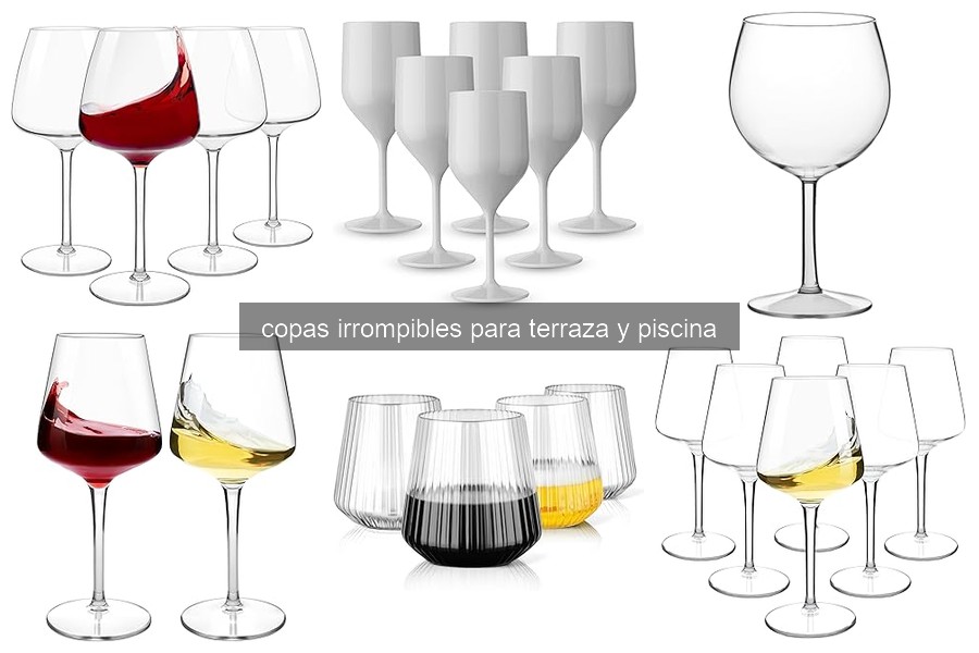 Mejores copas irrompibles para terraza y piscina 2026