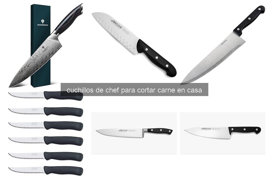 Mejores cuchillos de chef para carne en 2023: comparativa