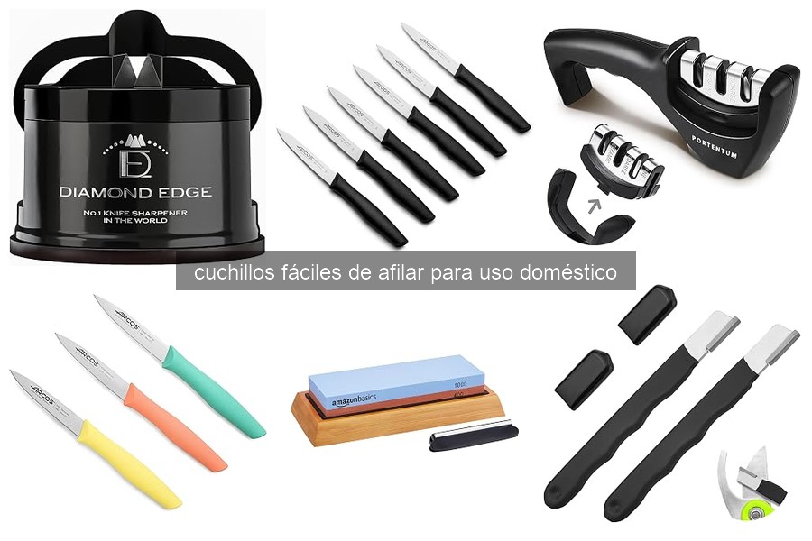 Mejores cuchillos fáciles de afilar para uso doméstico 2026