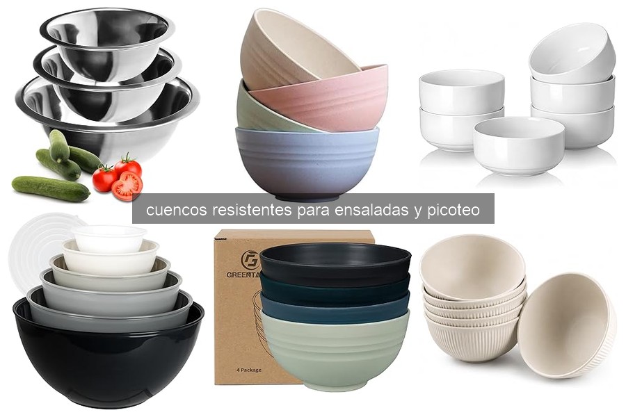 Mejores cuencos resistentes para ensaladas y picoteo 2023