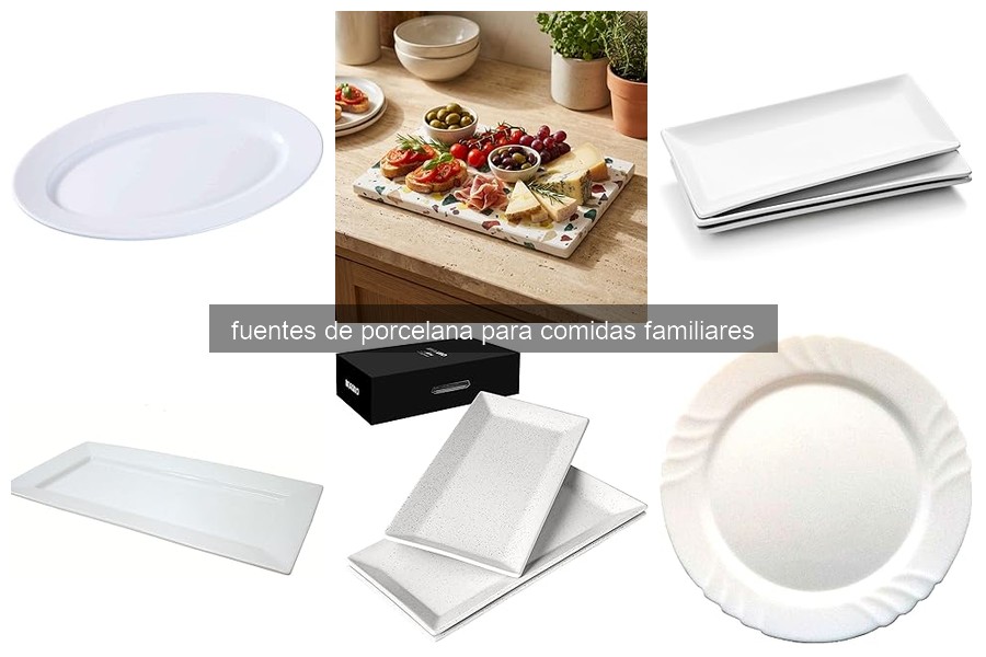 Mejores fuentes de porcelana para comidas familiares en 2026
