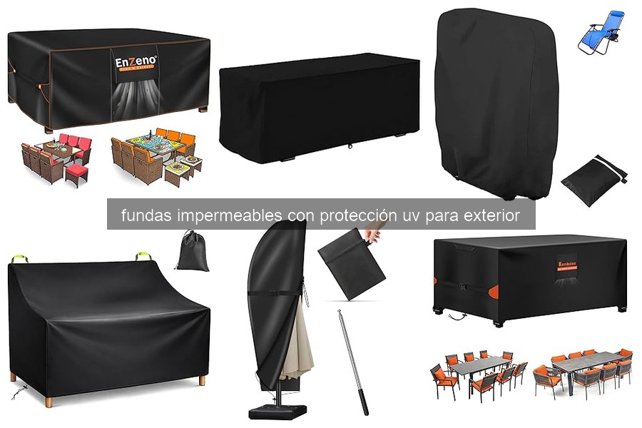 Mejores fundas impermeables UV para muebles de jardín 2026