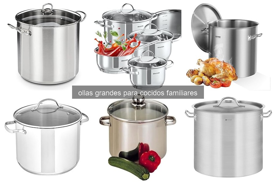 Mejores ollas grandes para cocidos familiares en 2026
