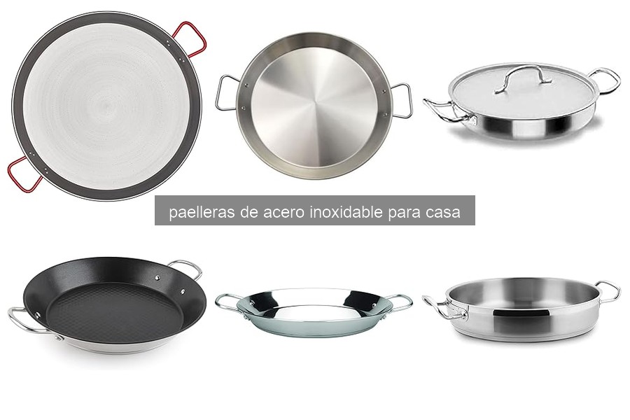 Mejores paelleras de acero inoxidable para uso doméstico