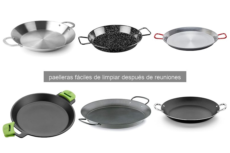 Mejores paelleras fáciles de limpiar para reuniones familiares