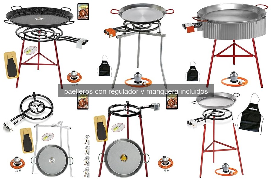Mejores paelleros con regulador y manguera para exteriores