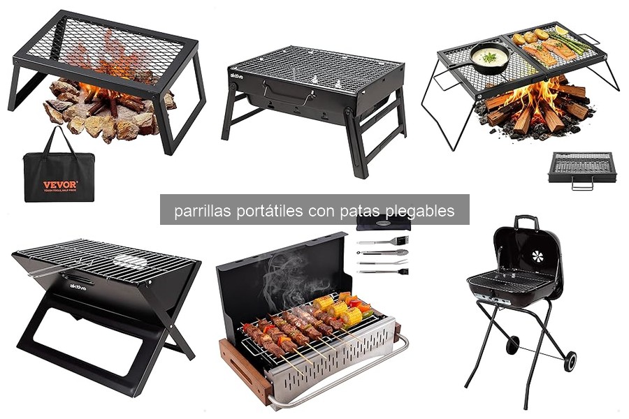 Mejores parrillas portátiles con patas plegables en 2026