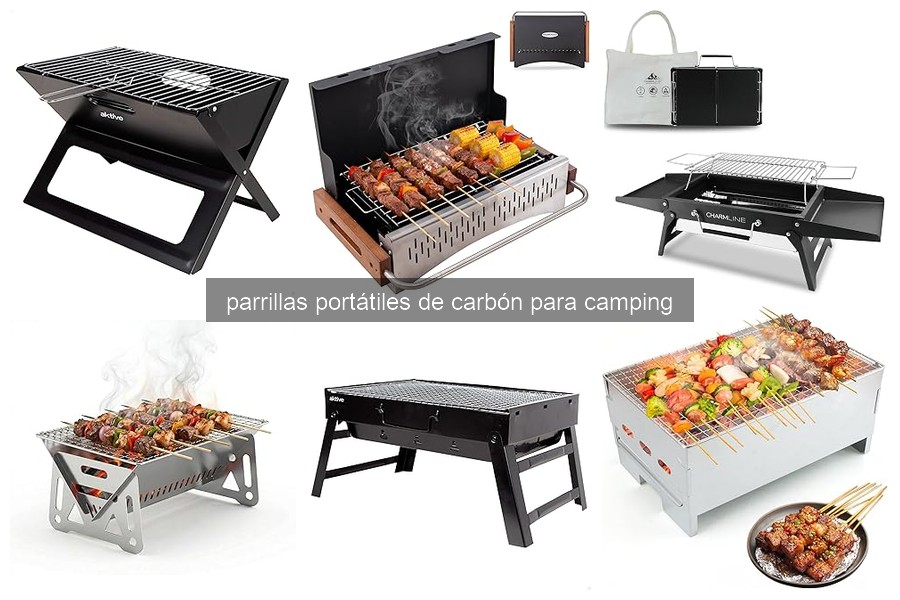 Mejores Parrillas Portátiles de Carbón para Camping 2026