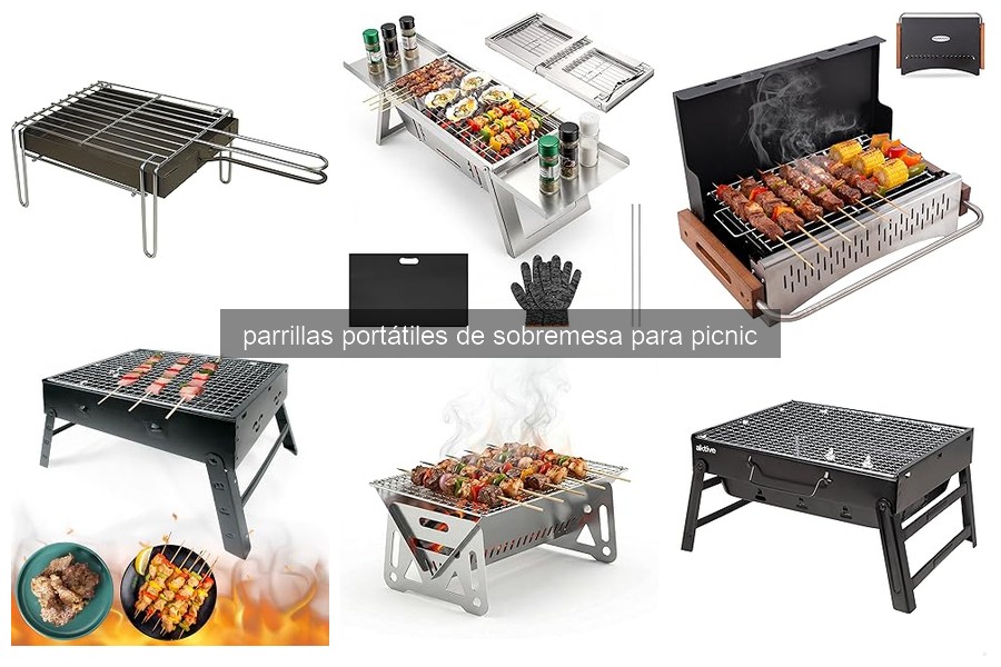 Mejores parrillas portátiles de sobremesa para picnic 2026