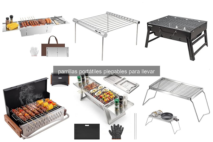 Mejores parrillas portátiles plegables para camping en 2023