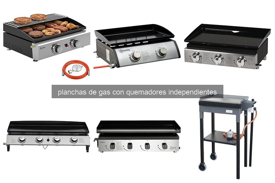 Mejores planchas de gas con quemadores independientes 2026