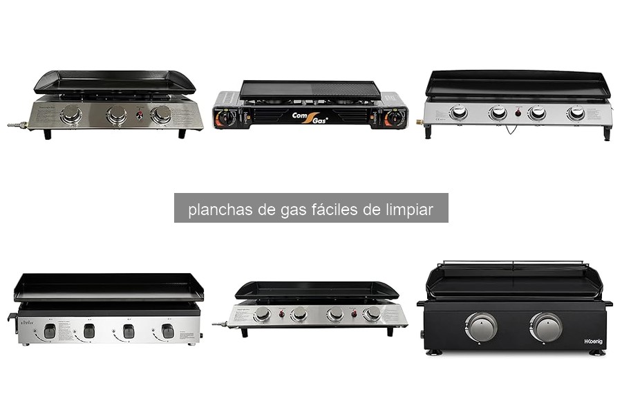 Mejores planchas de gas fáciles de limpiar para familias 2026
