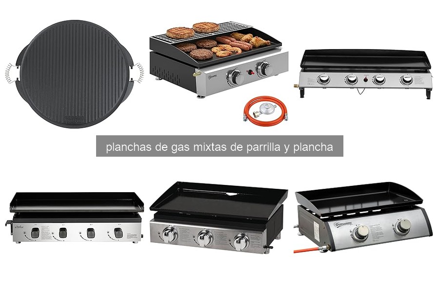 Mejores planchas de gas mixtas para asados familiares en 2026