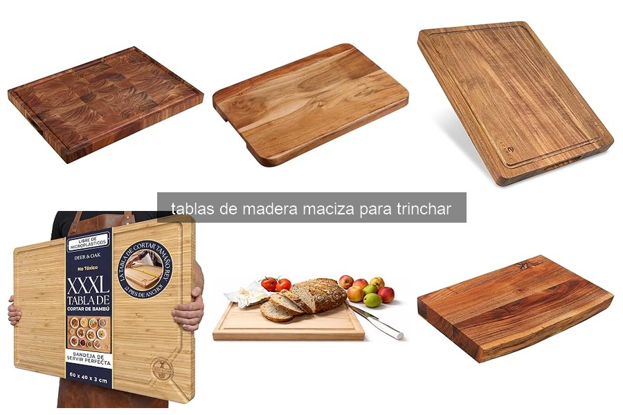 Mejores tablas de madera maciza para trinchar en 2023