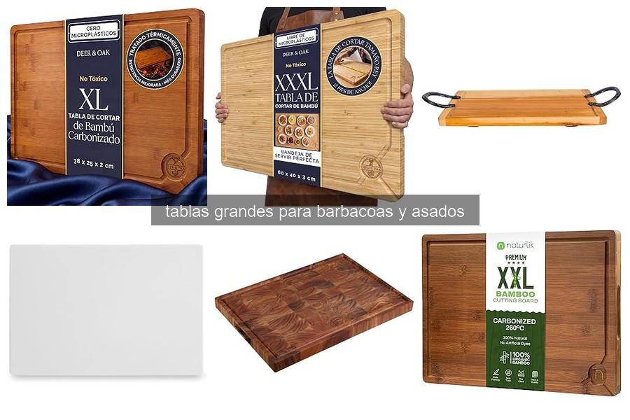 Mejores tablas grandes para barbacoas en 2023: comparativa