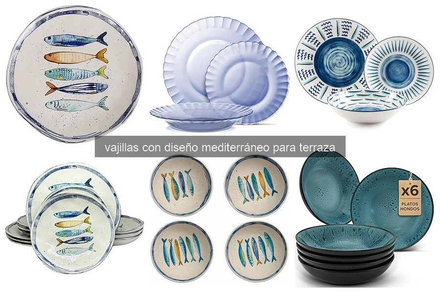 Mejores vajillas de diseño mediterráneo para terrazas 2026