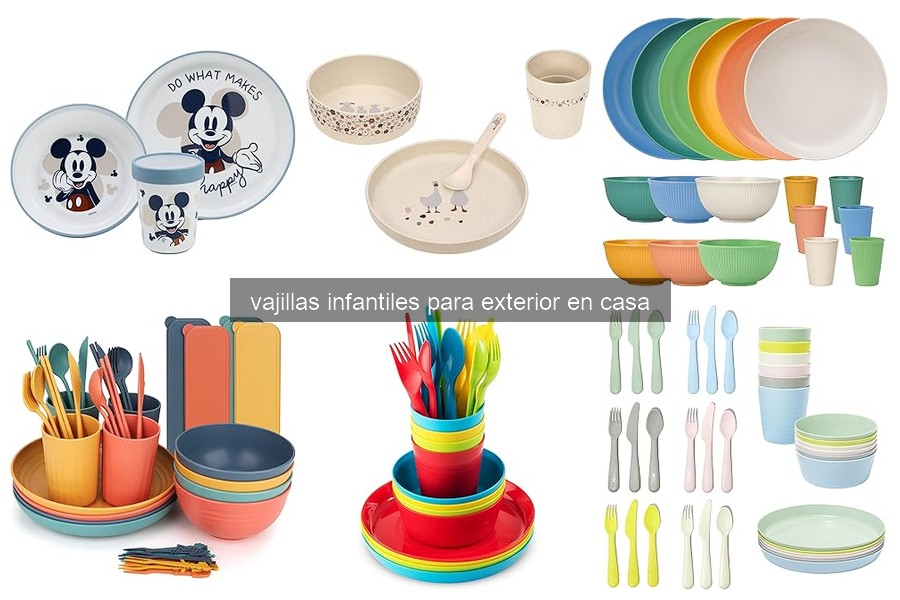 Mejores vajillas infantiles para picnic en familia 2026