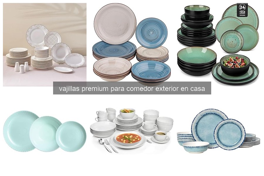 Mejores vajillas premium para comedor exterior en 2026