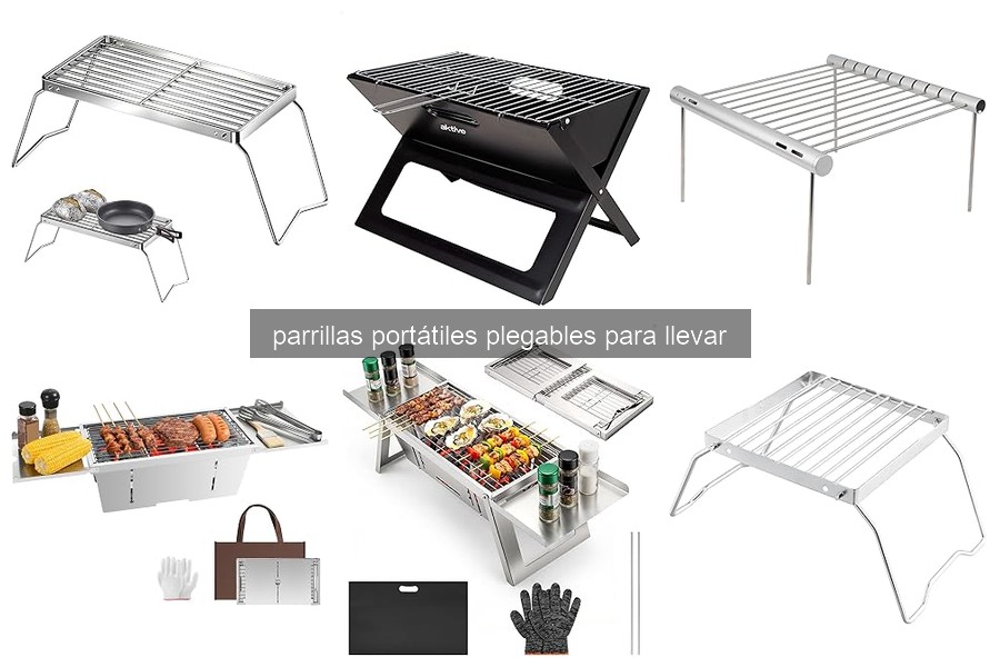 Parrillas portátiles plegables: ventajas y características