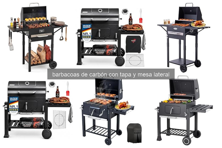 Problemas comunes al usar barbacoas de carbón con tapa y mesa lateral