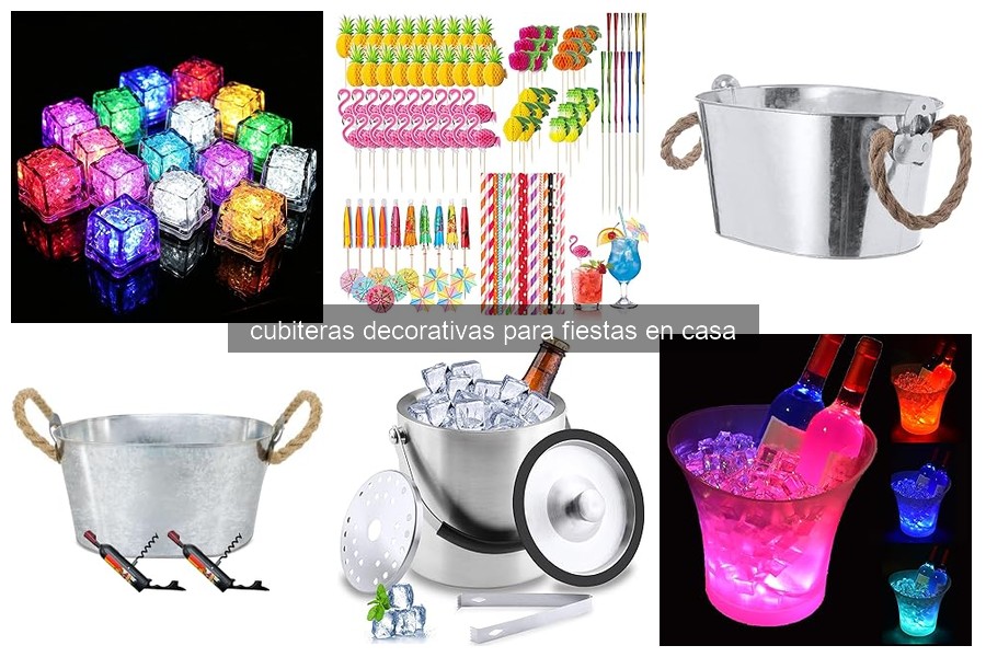 Problemas comunes al usar cubiteras decorativas en fiestas