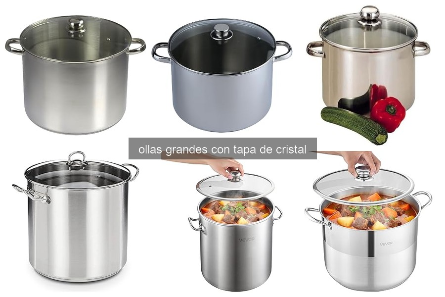 Problemas comunes al usar ollas grandes con tapa de cristal