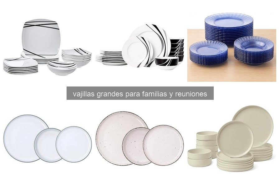 Problemas comunes al usar vajillas grandes y sus soluciones