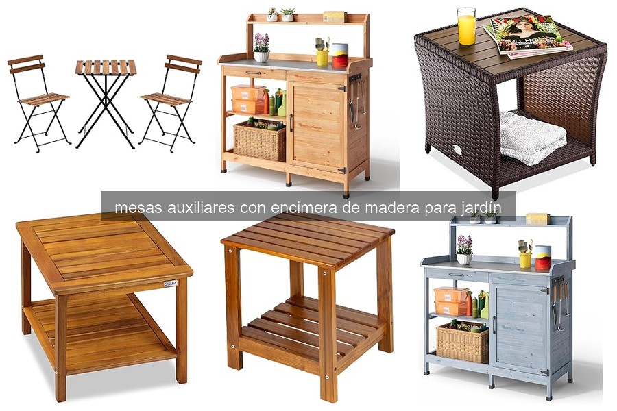 Problemas comunes con mesas auxiliares de madera para jardín