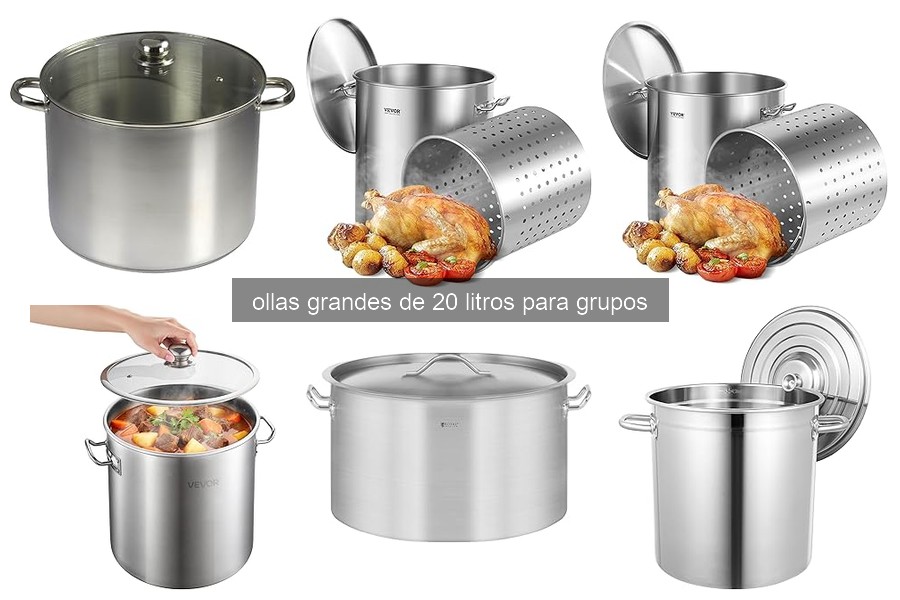 Problemas comunes con ollas grandes de 20 litros y soluciones