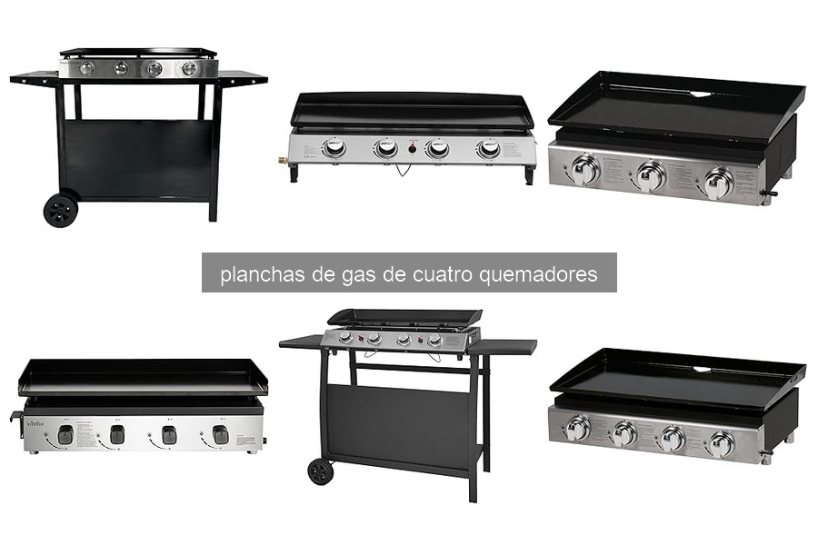 Problemas comunes de las planchas de gas de cuatro quemadores