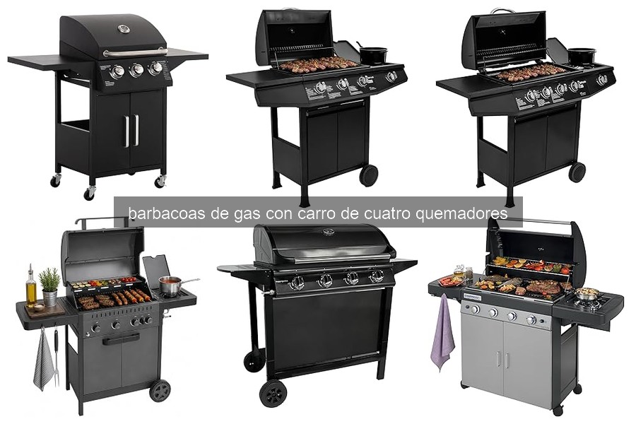 Problemas comunes en barbacoas de gas con 4 quemadores y soluciones