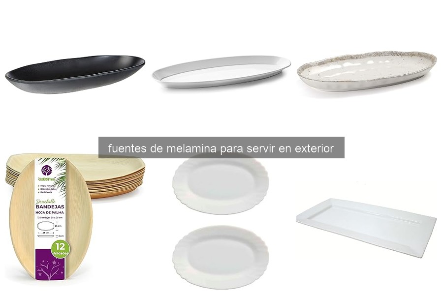 ¿Qué es la melamina y sus ventajas para servir al aire libre?