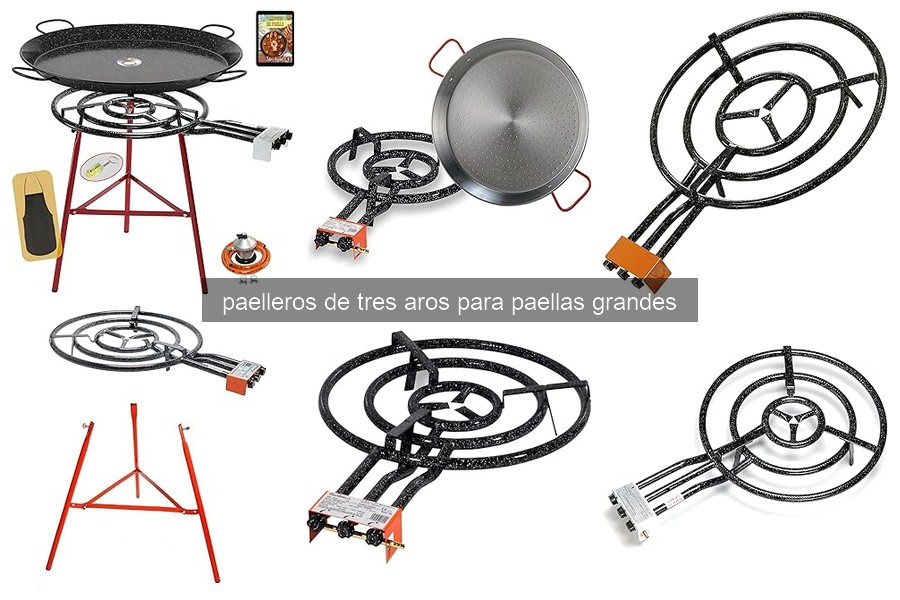 ¿Qué es un paellero de tres aros y cómo usarlo?