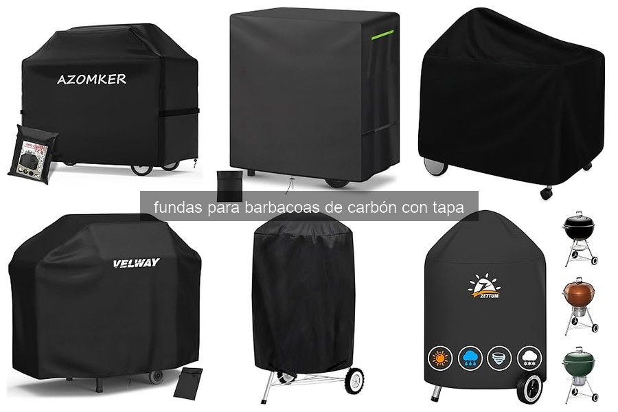 ¿Qué es una funda para barbacoa de carbón con tapa?