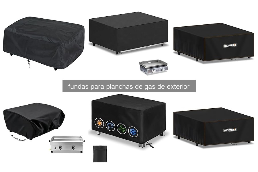 ¿Qué es una funda para planchas de gas de exterior?