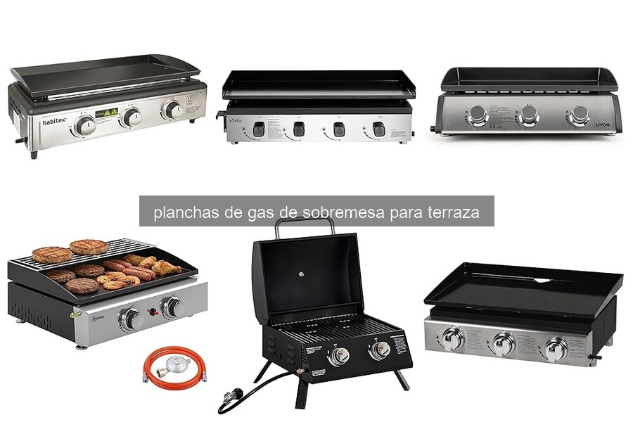 ¿Qué es una plancha de gas de sobremesa para terraza?