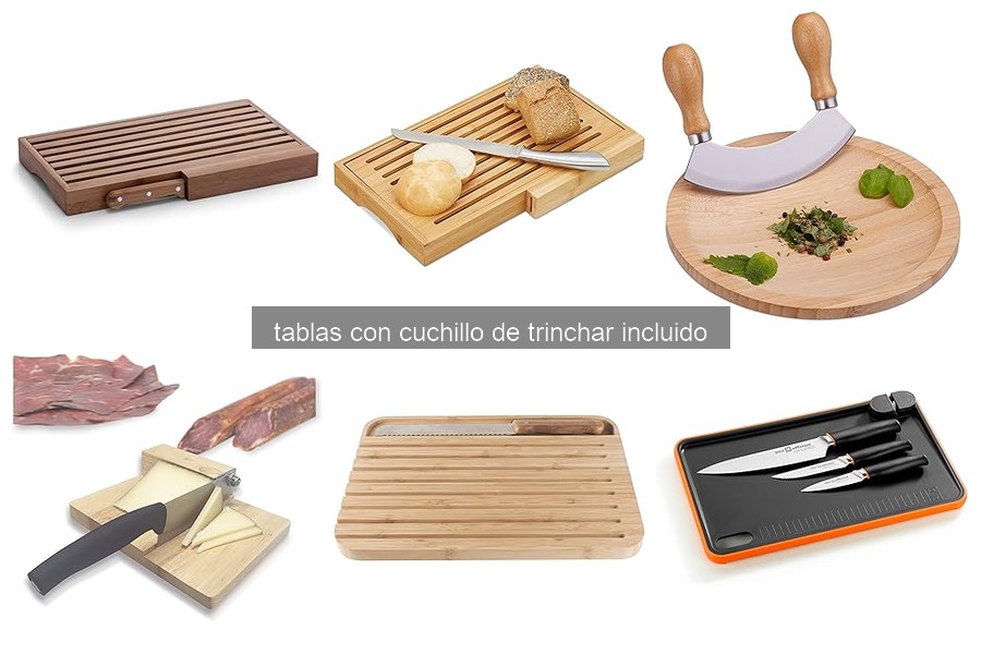 ¿Qué es una tabla con cuchillo de trinchar incluido?