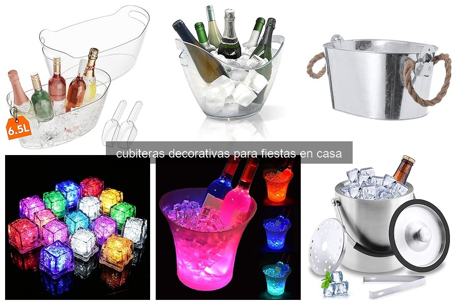 ¿Qué son las cubiteras decorativas y para qué se utilizan?