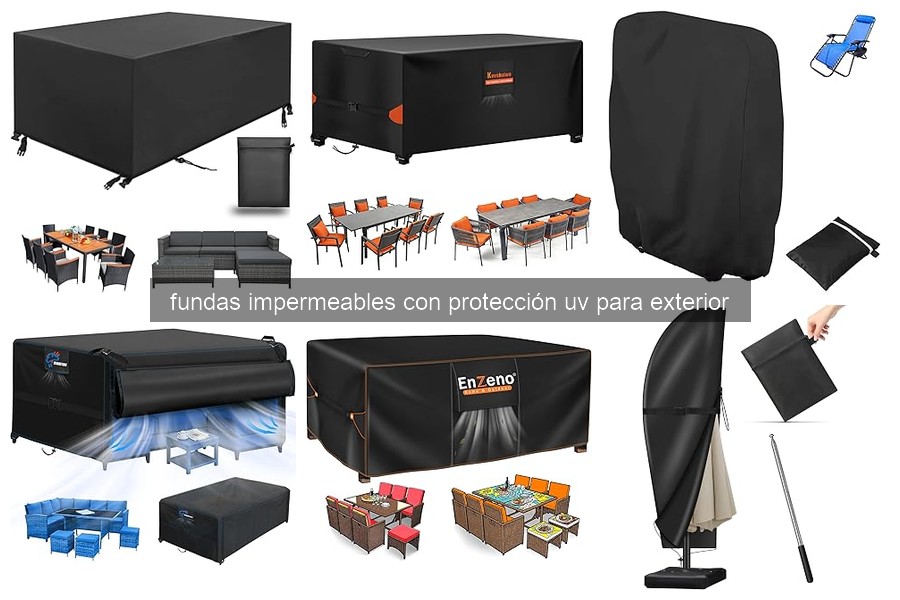 ¿Qué son las fundas impermeables con protección UV para exterior?