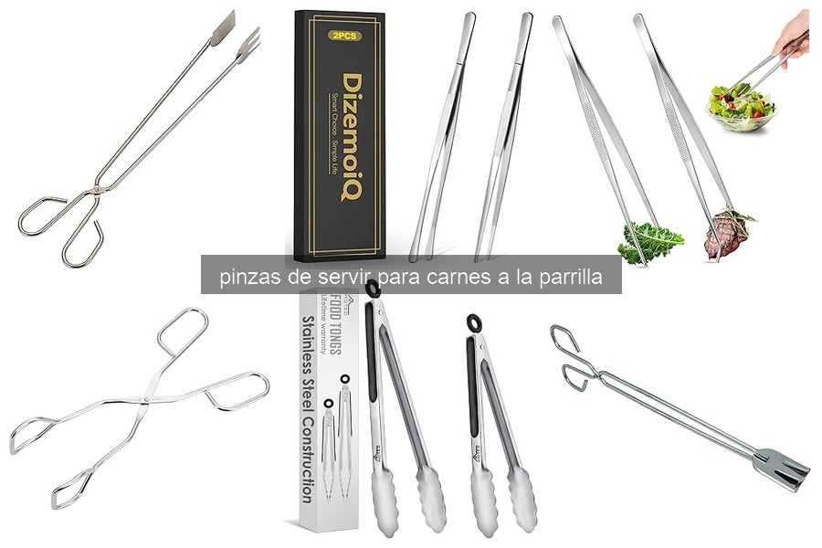 ¿Qué son las pinzas de servir para carnes a la parrilla?