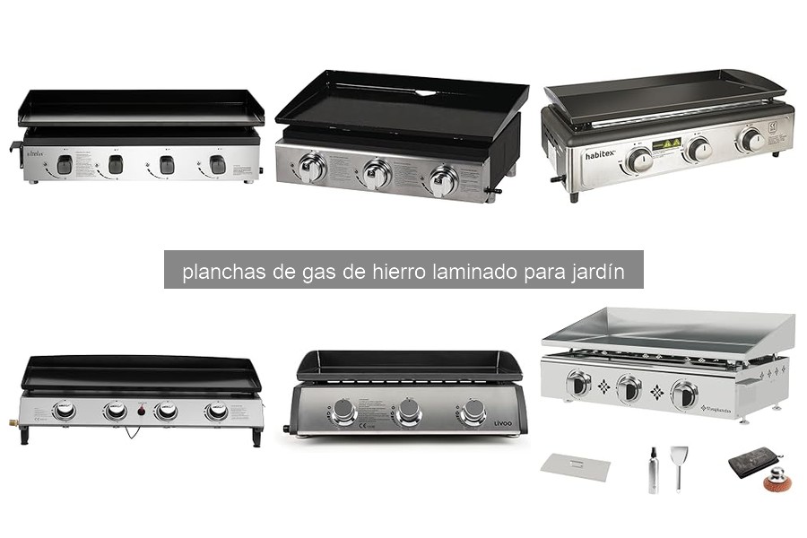 ¿Qué son las planchas de gas de hierro laminado para jardín?