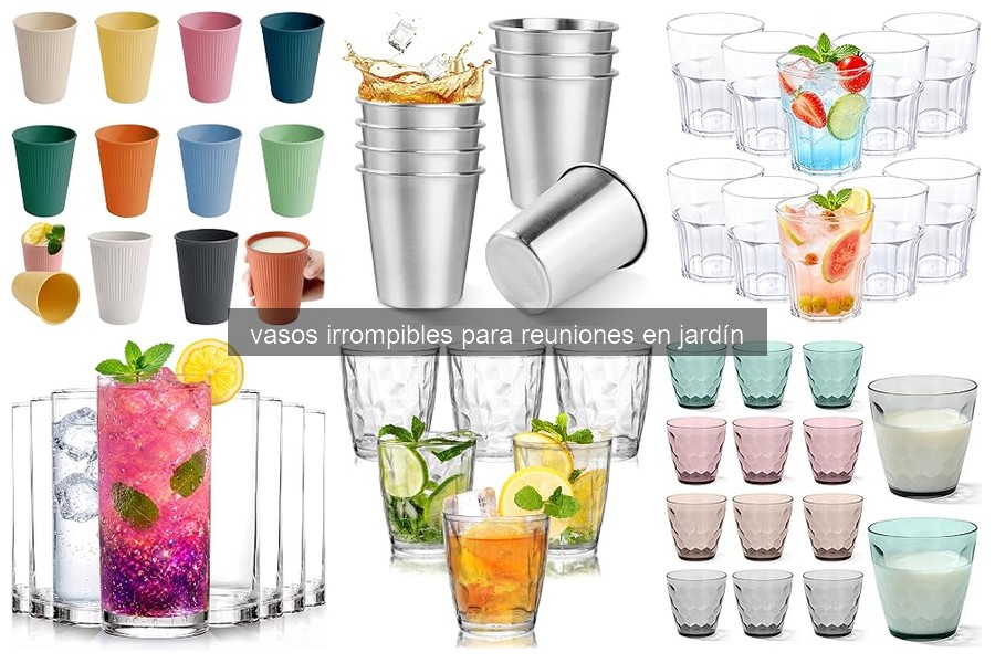 ¿Qué son los vasos irrompibles y sus ventajas en reuniones?