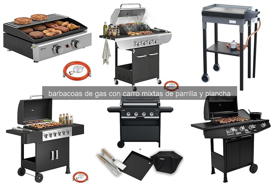 Todo sobre las barbacoas de gas con carro mixtas