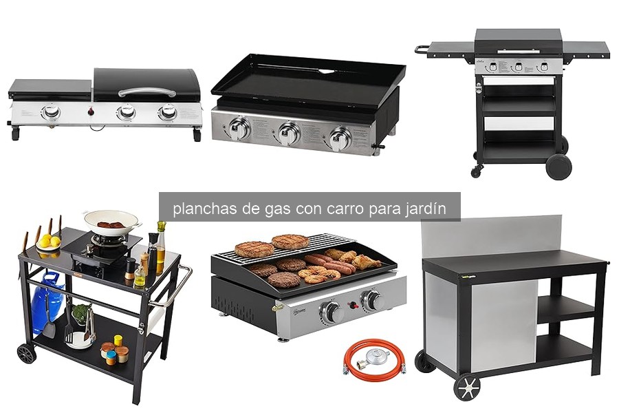Todo sobre las planchas de gas con carro para jardín
