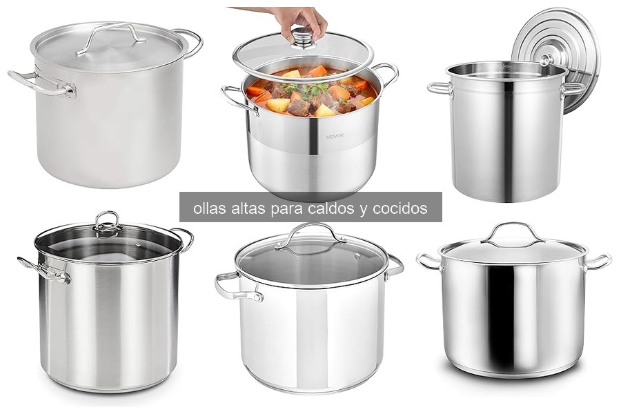 Todo sobre ollas altas para caldos y cocidos