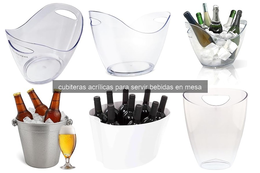Ventajas de las cubiteras acrílicas para servir bebidas
